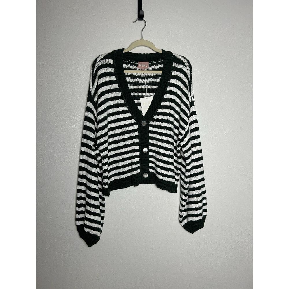 NWT Show Me Your Mumu Revolve Good Karma Cardigan in Forest Green Size Large
